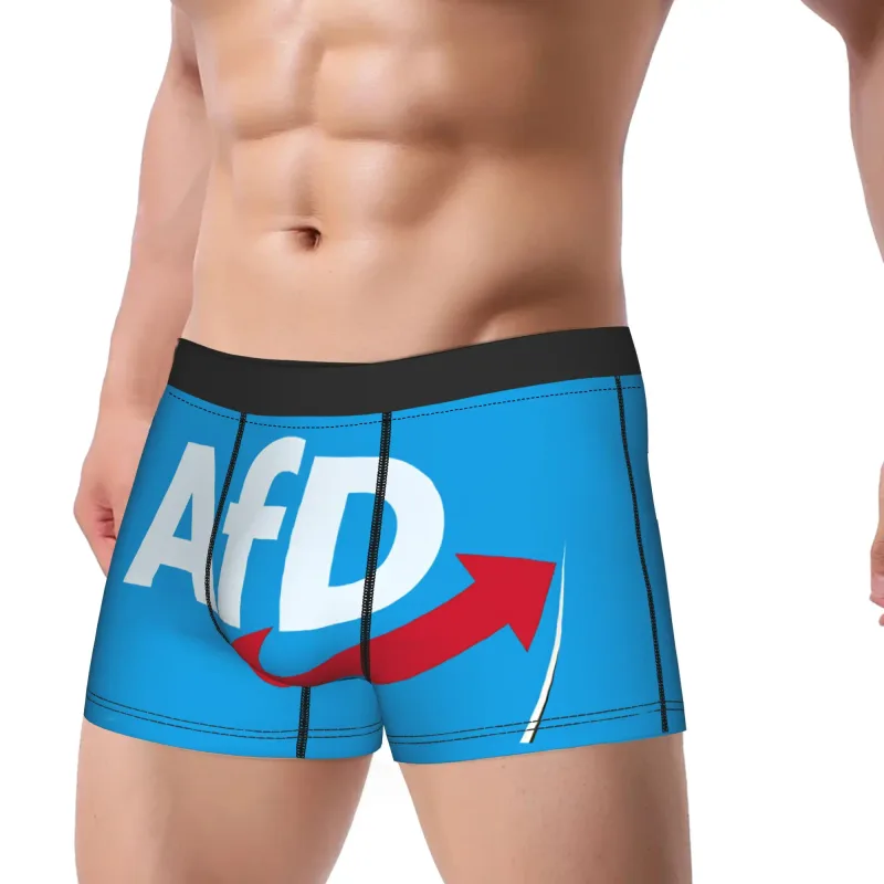 Alternative AfD Deutschland Shorts Slips Unterwäsche Hochwertiger Mann Neuheit Boxershorts Druck Plus Size Höschen