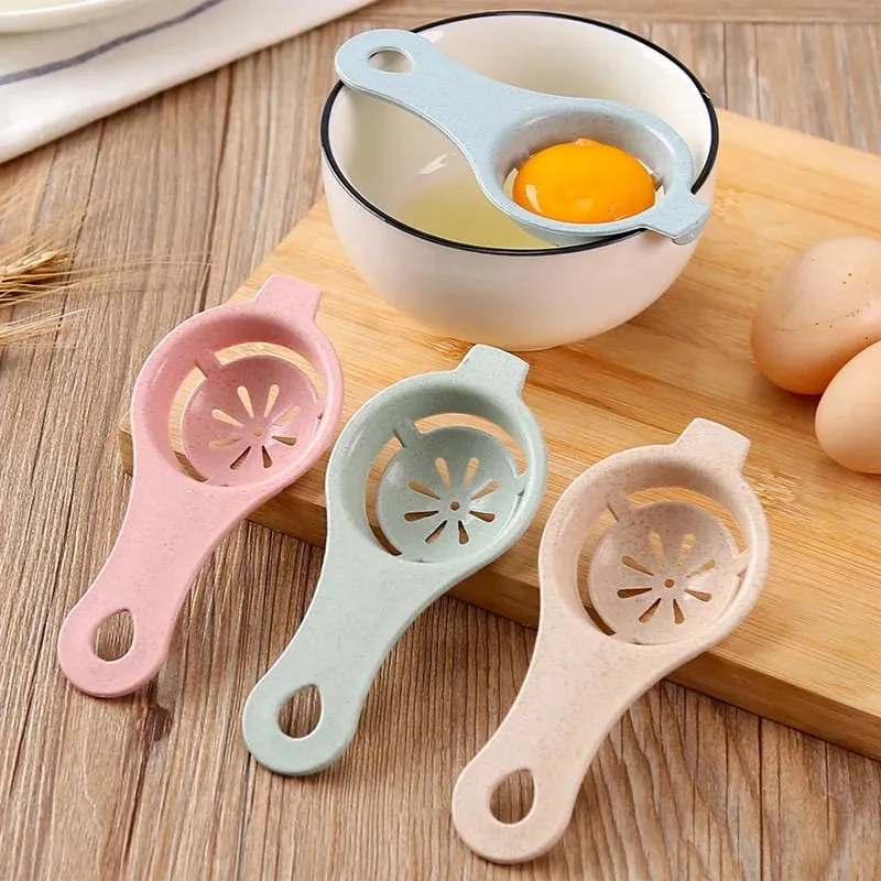 3PCS Egg Separator Egg Yolk White Separator Egg White Separator Egg Whites Strainer Filter Divider Egg Separator Tool Kitchen Ba — image 7