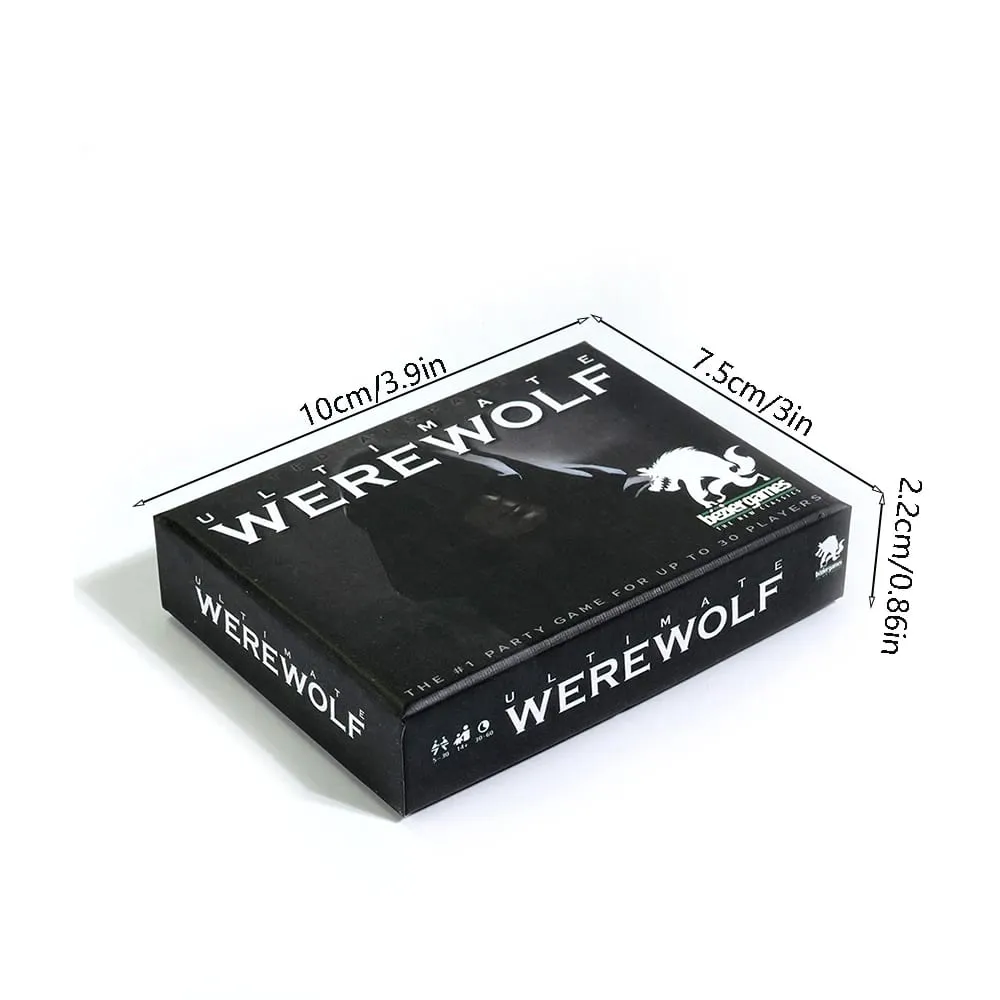 Ultimate Werewolf Revised Edition Card Game 14 Unique Roles On 34 Role Cards Keeps Games Fresh And Engaging Werewolf Party Game — image 6