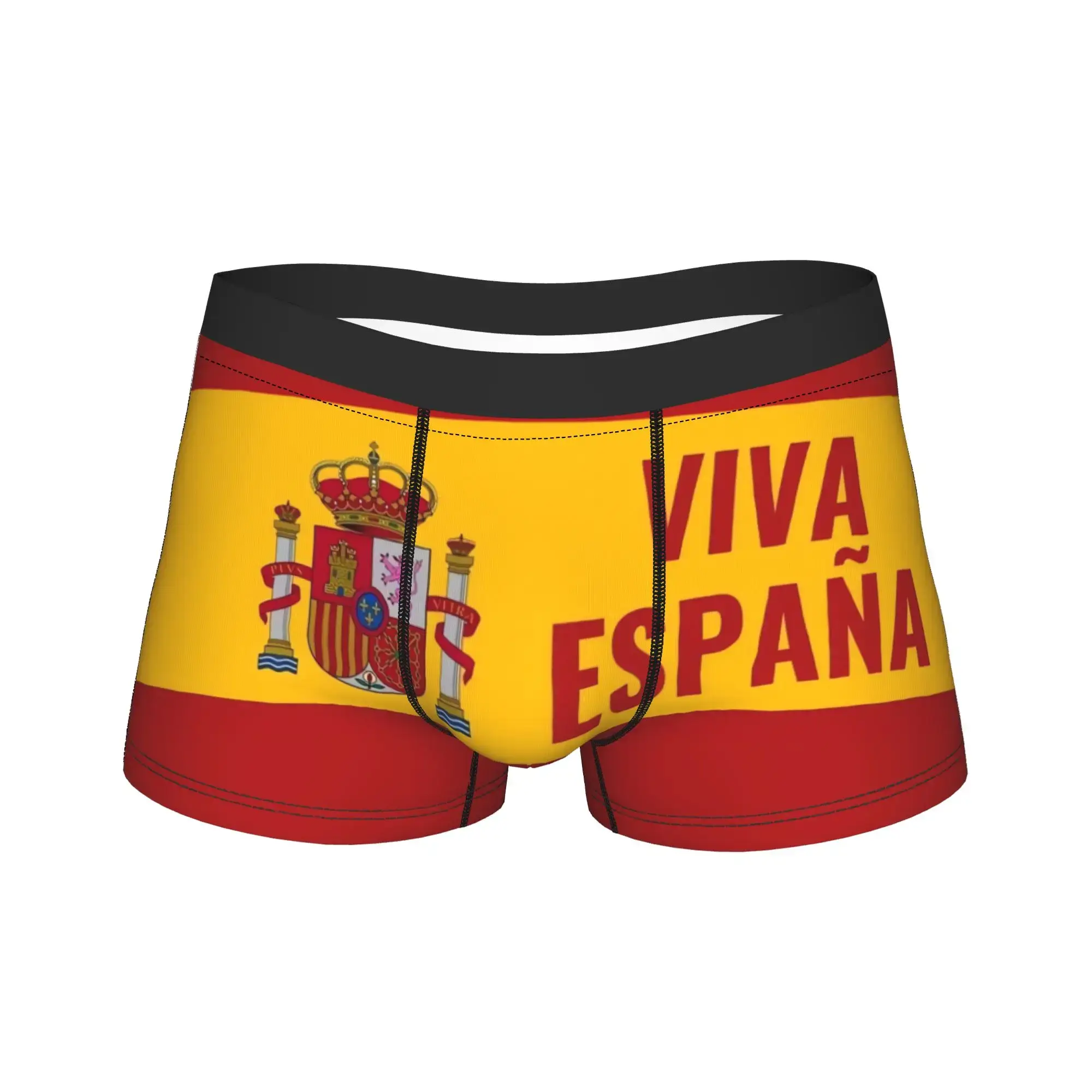 Spagna Vox Flag Intimo Uomo Pantaloncini Slip Boxer traspiranti Vendita calda Mutande oversize doganali — image 1