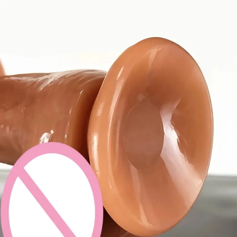 Dildo Lembut yang realistik dengan Cawan Sedutan Kuat Melancap Mainan Seks Dildo G-spot Besar Sesuai untuk Wanita dan Pasangan Perangsang Dubur Faraj Dewasa Mainan Seks Dewasa untuk Wanita Dildo Erotik Palam Dubur Zakar Lelaki Lelaki Zakar Permainan Dewasa Permulaan Dil Dubur