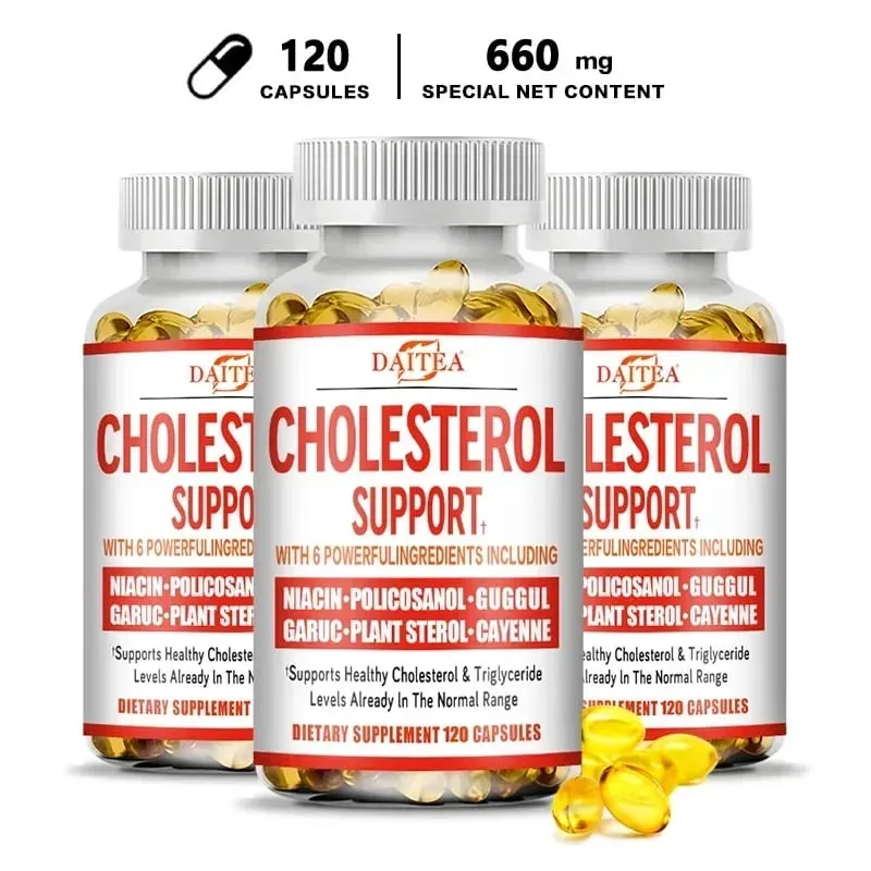 Suplemento de apoyo al colesterol Daitea: reduce el LDL y los triglicéridos. El sistema inmunológico alivia la ansiedad de forma natural. Salud suprarrenal. — image 9