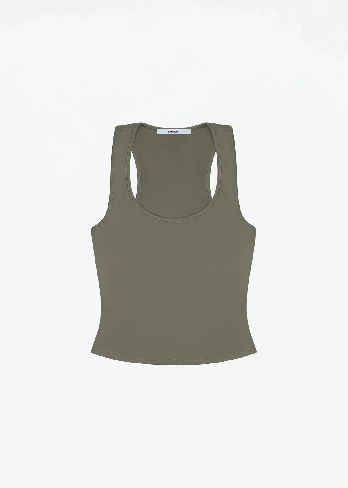 Tank Classic X-shaped Backless Baby Blue and Misty Gray Multi-color Comfortable Elastic Waist Tight Fit Backless Top — image 10