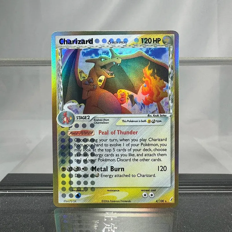 Charizard PTCG Single Collection Card 1st Edition 1996 Vmax Ex Rare Rainbow Card PKM Proxy Cards Toys Gifts — image 30