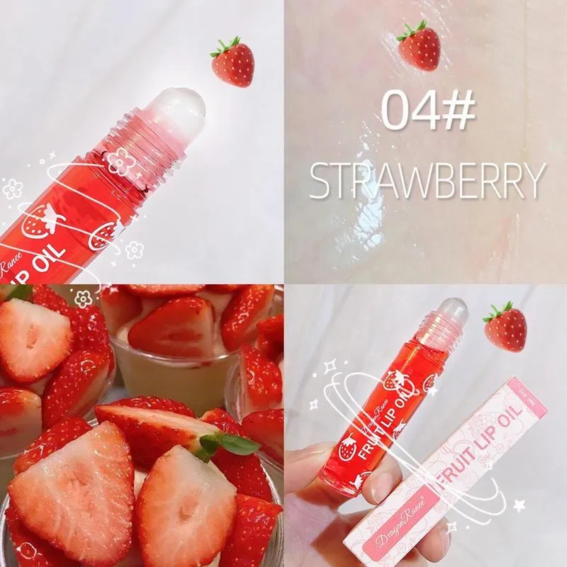 Roll On Lip Gloss Glossy Lip Make-up For Kids And Teens Fruit Flavored Lip Gloss For Kids Safe Non Toxic Kids Makeup
