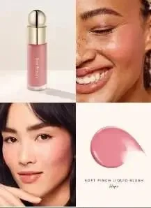 Rare Beauty Lip Gloss Waterproof Non-Stick Cup Lip Glaze Beam Smudge Proof Not Fade Matte Mashed Potato Bliss Happy Joy Blusher — image 9