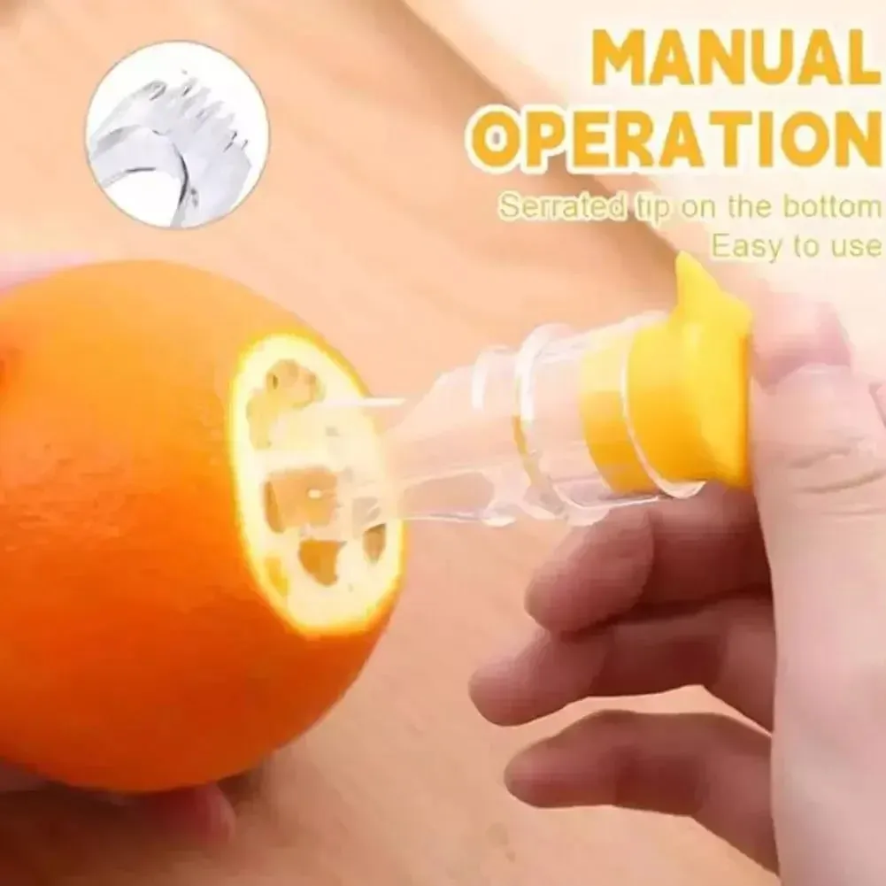 NEW Plastic Manual Citrus Juicer Mini Lemon Juicer Orange Squeezer Easy Juice Extractor Freshness Preserving Kitchen Sttuff — image 2