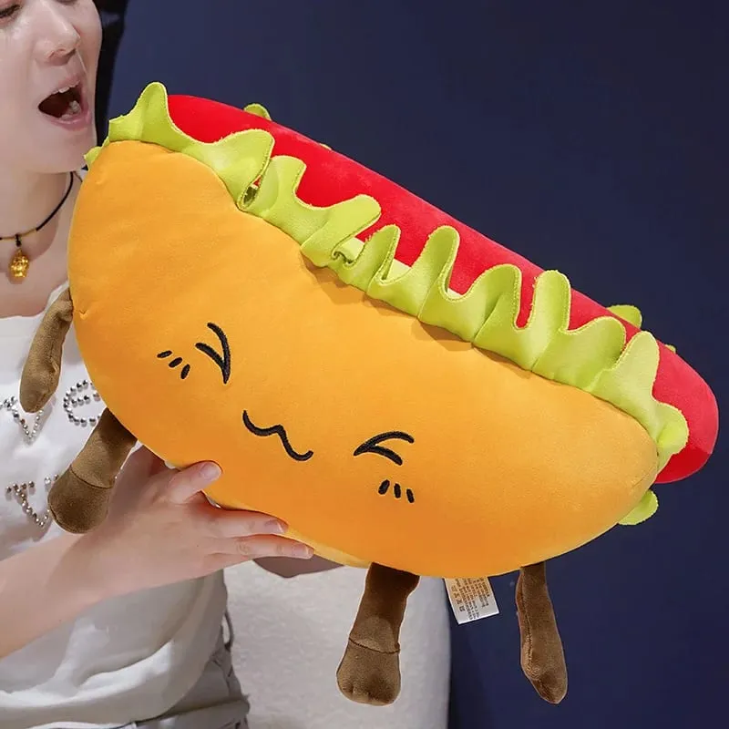 Milho batatas fritas perna de frango lance travesseiro simulação comida pelúcia sofá almofada adoravelmente decoração do quarto brinquedo acompanhar brinquedo do sono presente criativo — image 6