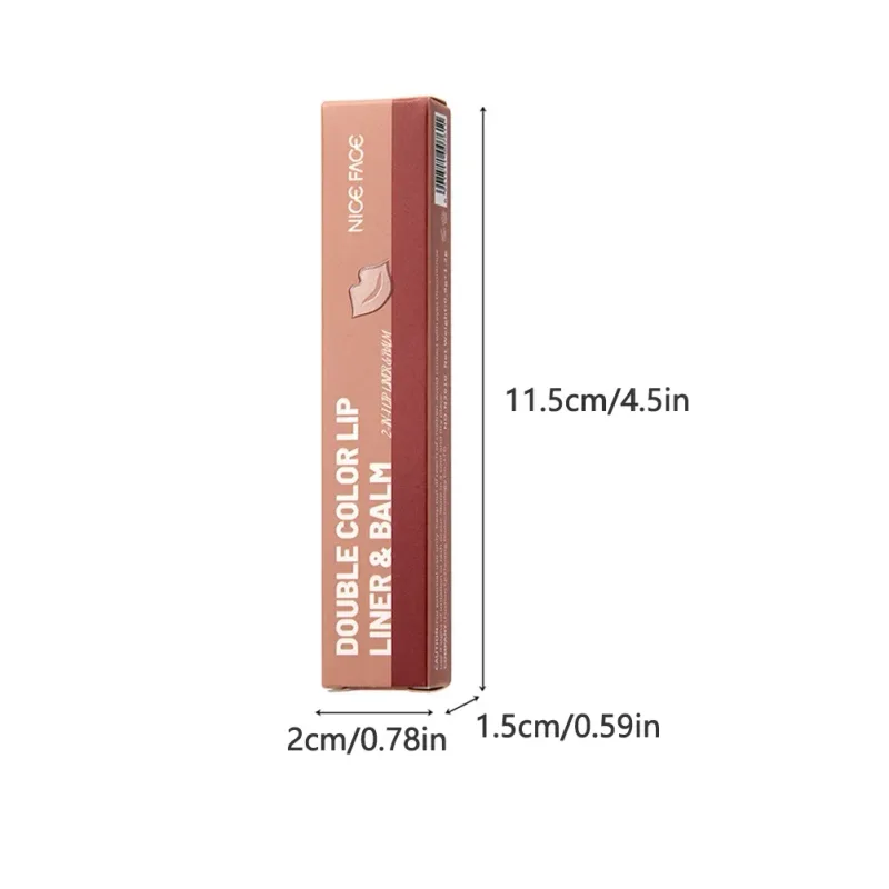 Natural Nude Double‑Color Matte Lip Liner Pen Waterproof Long‑Lasting Plumping Lip Stain Contour Women Makeup Cosmetics — image 6
