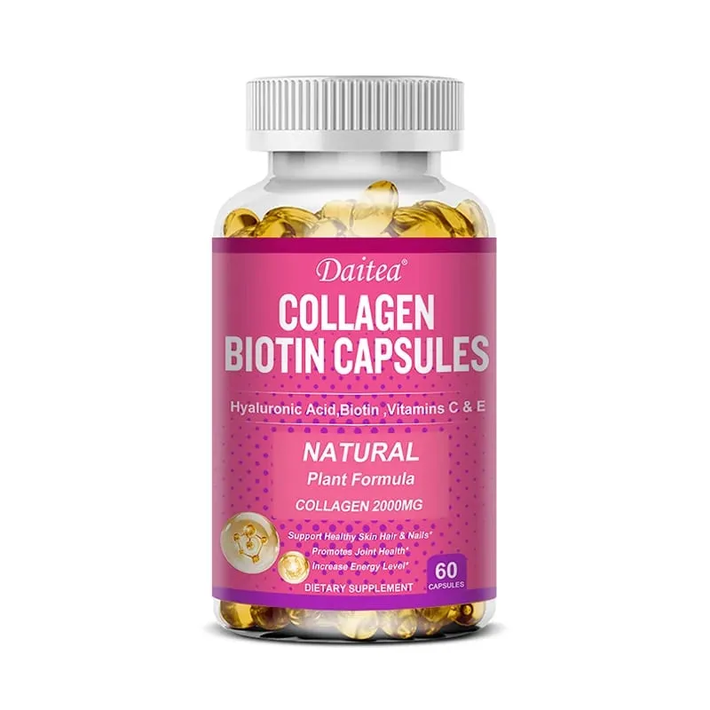 Daitea Collagen Biotin Capsules support healthy skin joints hair and nails antioxidant and non-GMO — image 8