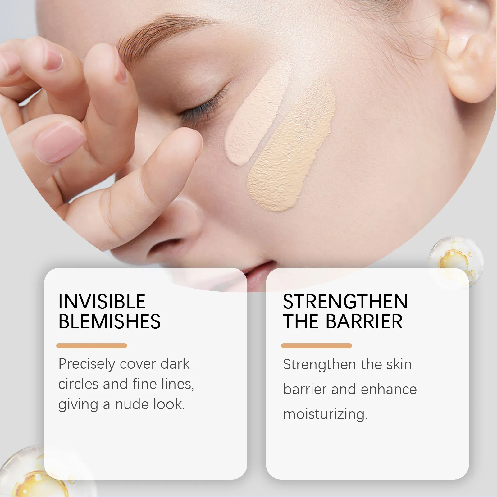 Eye Concealer Series Eye Blemishes Moisturizing Without Removing Makeup Light And Natural Fit Brighting Repair Concealer Makeup — image 5