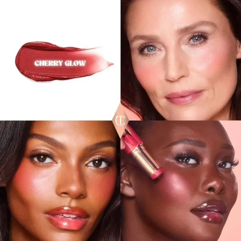 Charlotte Tilbury Liquid Foundation Cushion Foundation Setting Spray Pressed Powder Love 2 Color Powder Blusher Eyeshadow Rouge — image 22