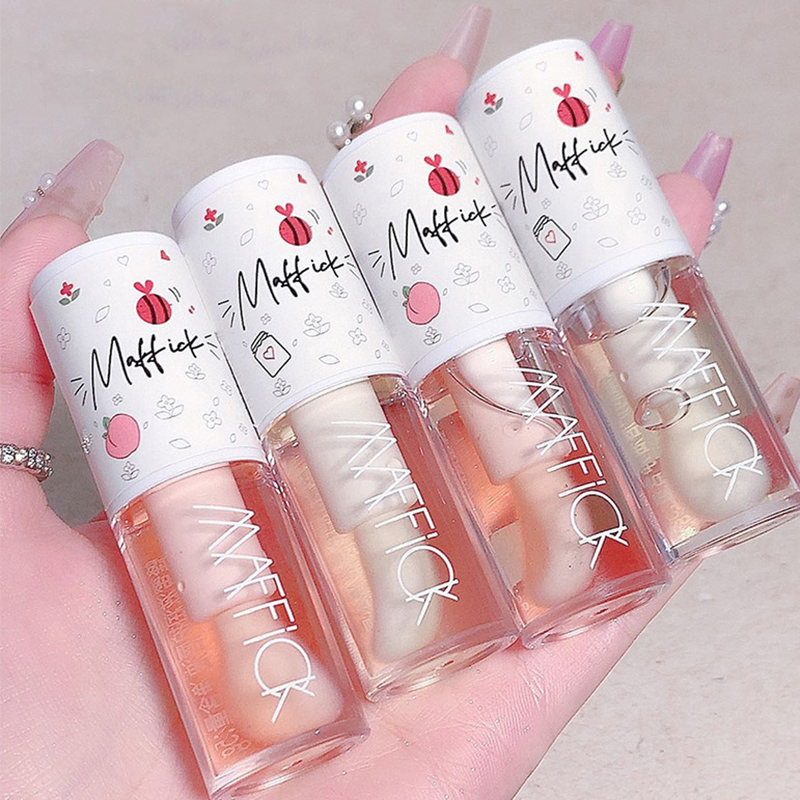 Make Up Korean Beauty Cosmetics Lip Ink Gloss Labial Lips Moisturizer Jelly Lipstick Bright Oil Moisturizing Balm Big Lip Brush — image 3