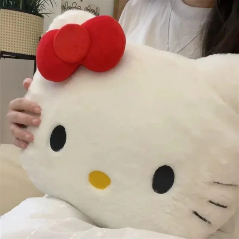 *Anime Sanrio Hello Kitty Cute Cartoon głowa pluszowa poduszka Sofa poduszka nocna poduszka podróżna poduszka do drzemki urodziny prezenty dla dziewczynki — image 10