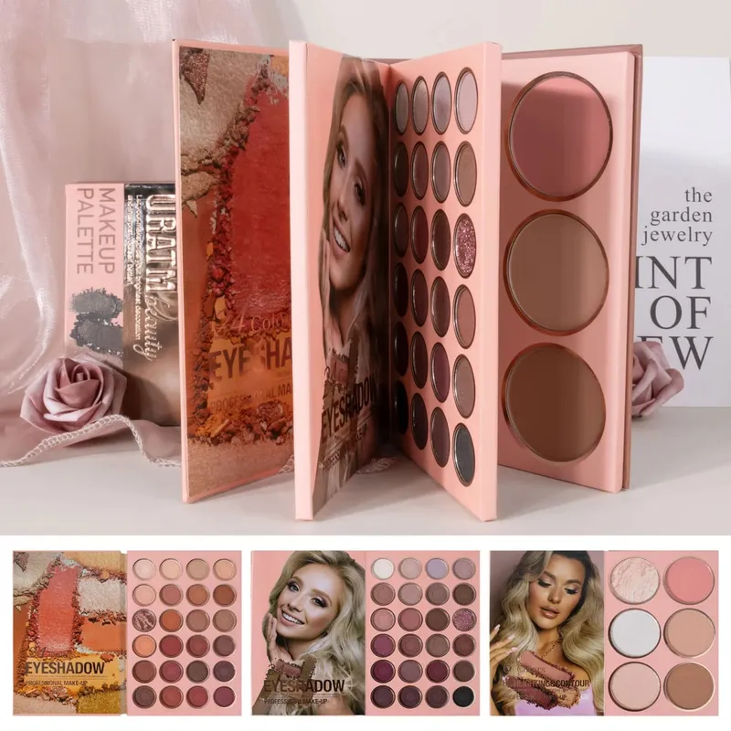 54-color Professional Makeup Palette Book Cosmetics Palette Matte Pearlescent Blush Highlight Contouring All-in-one Cosmetics — image 6