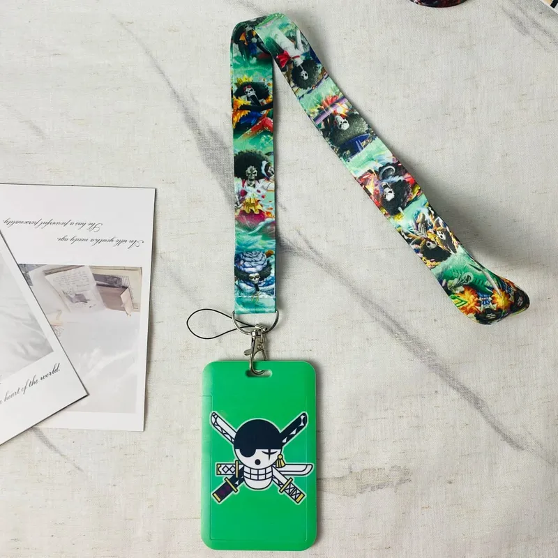 Anime Cartoon Credential Holder Keychains Neck Lanyard For Pass Card Anime Credit Card Holder Keychain Straps Wholesale — image 15