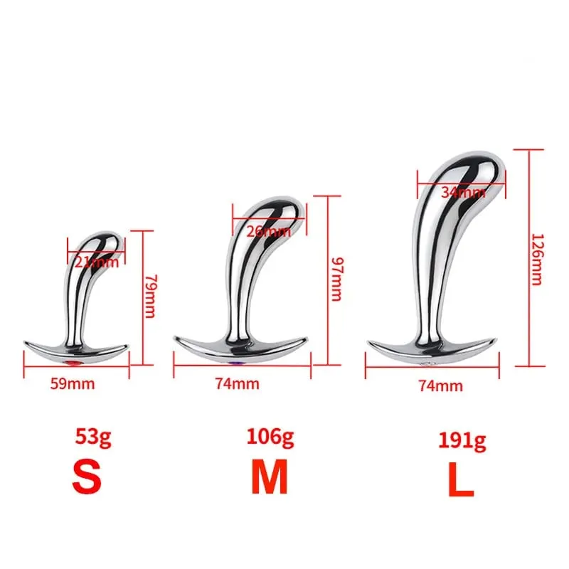 Mertal Anal Plug P Spot Stimulator Prostate Massager Butt Plug Wearable Sex Toys for Men and Women Dropshiping — image 5