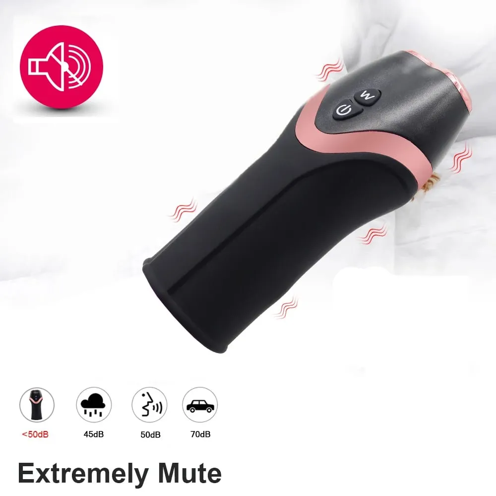 12 Mode Cock Vibrator Male Erection Delay Ejaculation Masturbation Cup Stimulate Glans Airplane Cup Penis Masturbate Sex Toy For