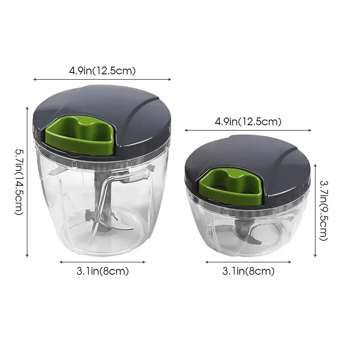 1000ml Manual Food Chopper Hand Pull String Vegetable Cutter Onions Garlic Chopper Fruits Herbs Nuts Kitchen Food Processor