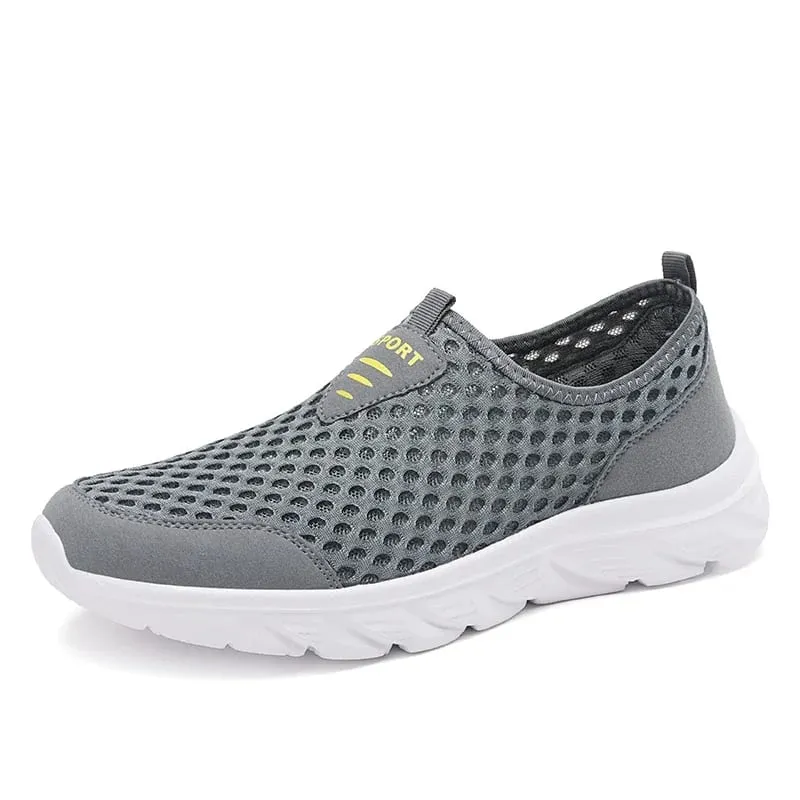 Breathable Men's Casual Sneakers Lightweight Men Vulcanized Shoes Outdoor Male Loafers Soft Big Size Casual Shoes Non-slip Flats — image 8