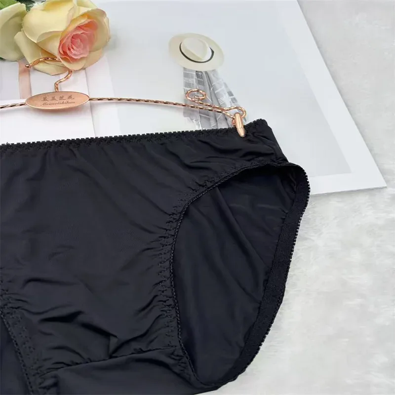 Ultra-Thin Silky Ice Silk Elastic Soft Close-Fitting Fabric Men's Daily Comfort Underwear Breathable Briefs men underwear sexy — image 19