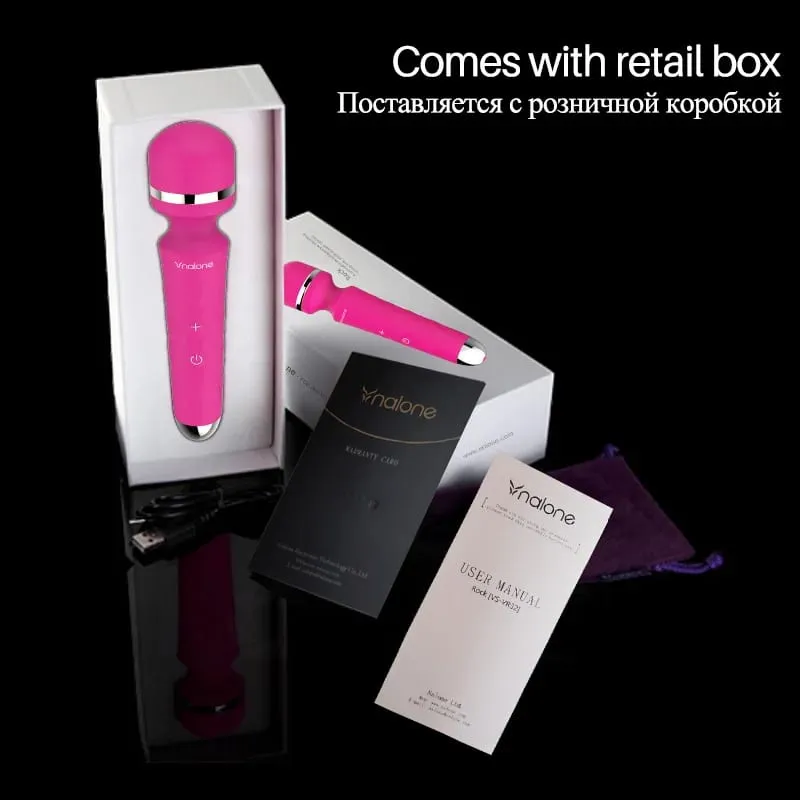 Nalone Powerful Clitoris Vibrator USB Recharge Magic Wand AV Vibrator Massager Sexual Product Erotic Sex Toys for Women Adult 18 — image 8