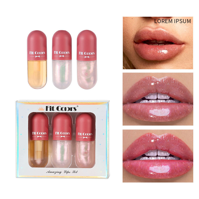 Mini Capsule Liquid Lip Blam Moisturizing Transparent Color Changing Lip Plumping Oil Mirror Jelly Plumping Lip Gloss Cosmetic — image 4
