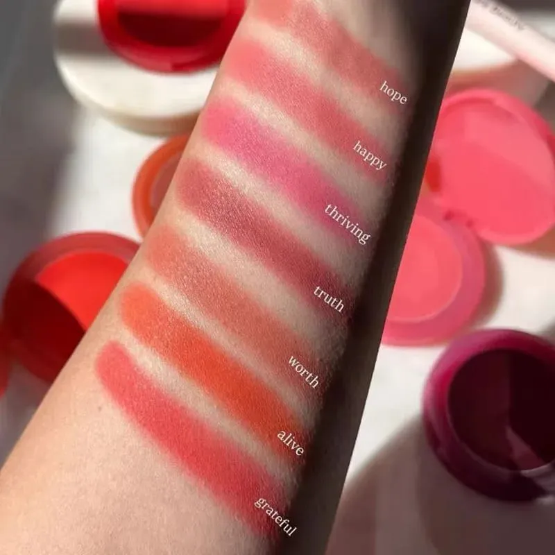 Rare Beauty Positive Long-lasting Waterproof Fine Shimmer Blush Highlighter Natural Glossy Effect Brighten Contour Modify Face — image 6
