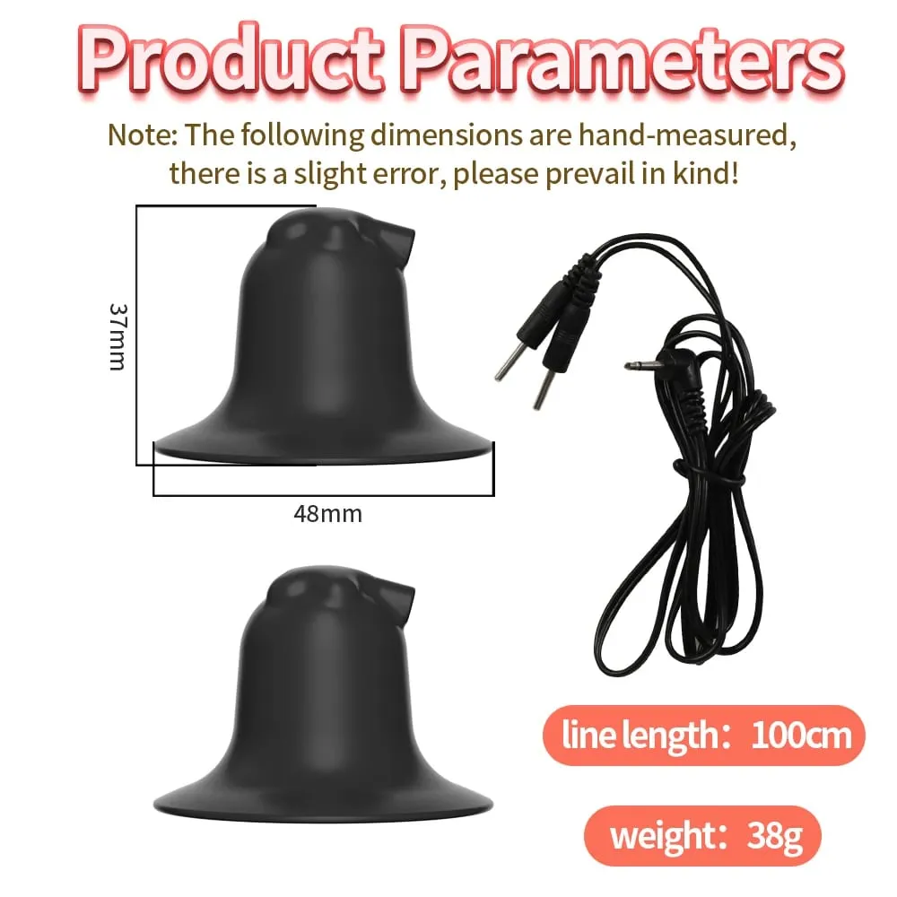 Electric Shock Nipples Clamps Breast Stimulation Metal Labium Clitoris Clips Slave Bdsm Bondage Chest Massage Bdsm Sex Toys 18+ — image 6