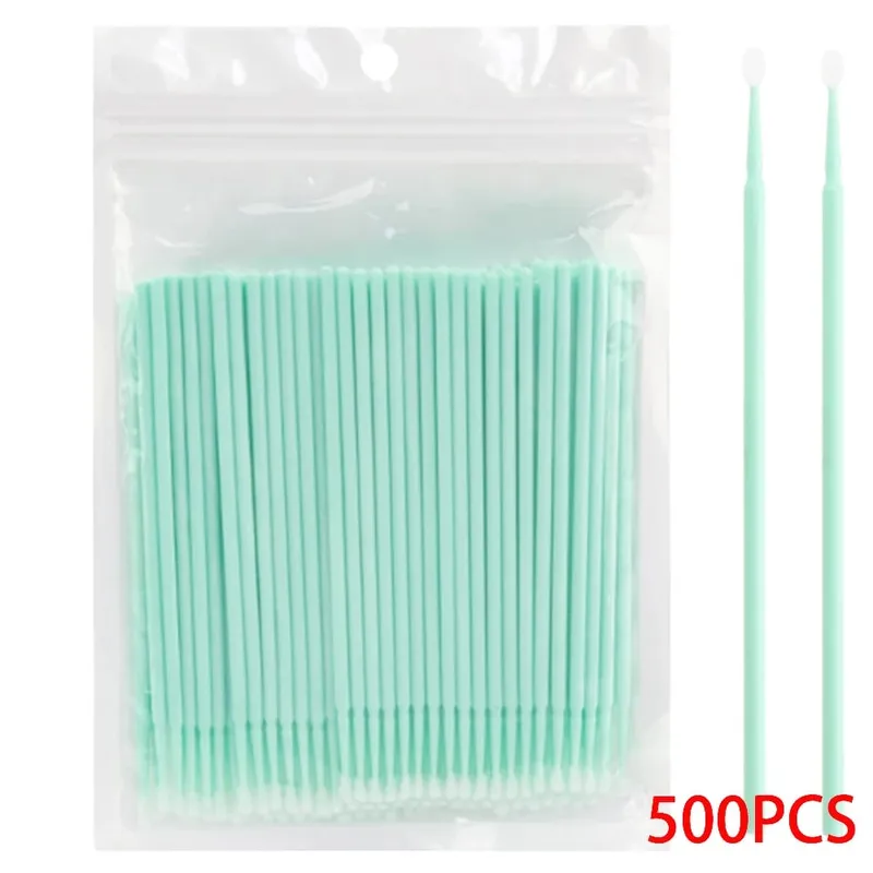 500/1000PCS Eyelash Brushes Crystal Swab Microbrushes Eyelash Extension Brush Grafting Lash Removing Applicators Makeup Tool — image 16
