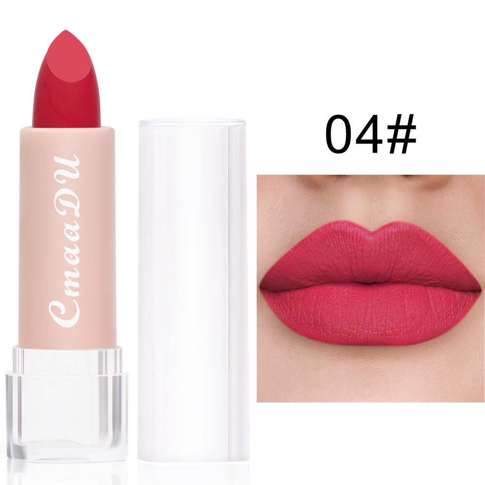 1 Pcs Velvet Matte Lipstick Long-Lasting Non-Stick Cup Waterproof Moisturizing Lip Gloss Fashion Classic Shades For Daily & Date — image 12