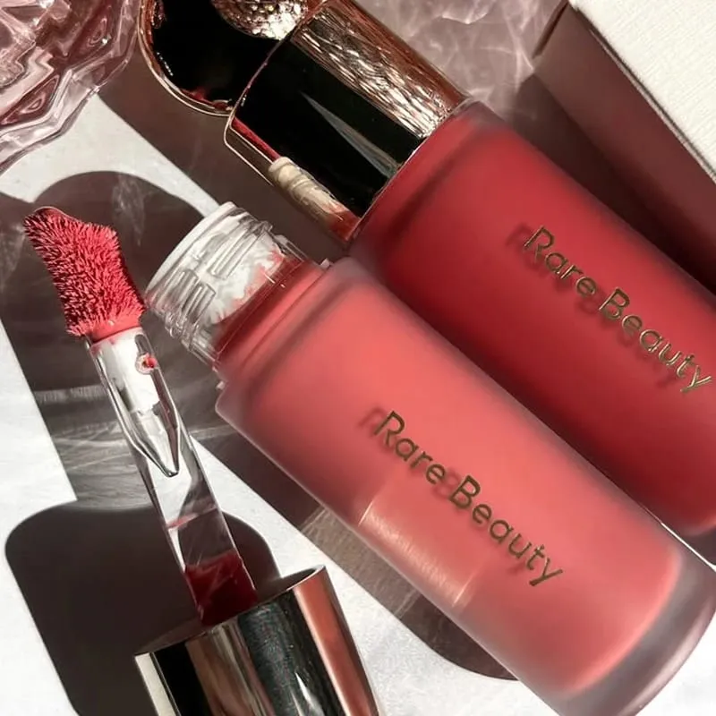 Autumn Rare Beauty Cream‑to‑powder Liquid Blush Mashed‑potato Texture Highlight Mirror Easy‑to‑apply Long‑lasting Blush Cream — image 5