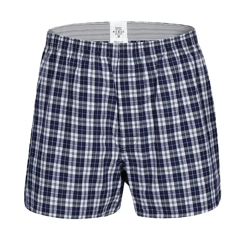 3PCS Choice 100% Cotton Men'S Panties Man Plaid Same Style As Celebrity Underwear Man Boxers Sexy Lingerie Men'S Clothing — image 2