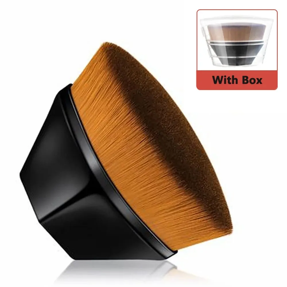 Magic Foundation Makeup Brush Liquid BB Cream No Trace Soft High Density Fiber Hair Brush Girls Beauty Tools With Box — image 1