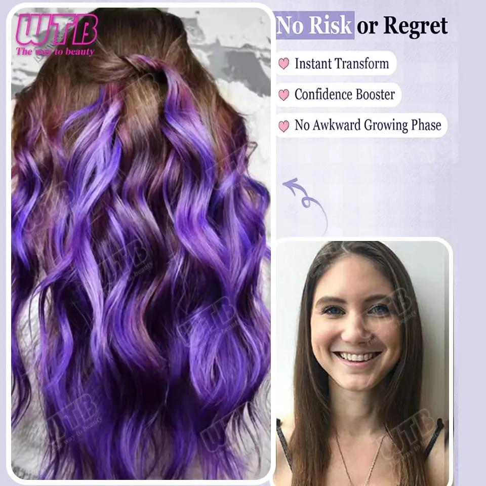 WTB Colored Synthetic Hair Extensions with BB Clip Style Curly Hair Extensions Suitable for Women to Wear During Holidays Events — image 3
