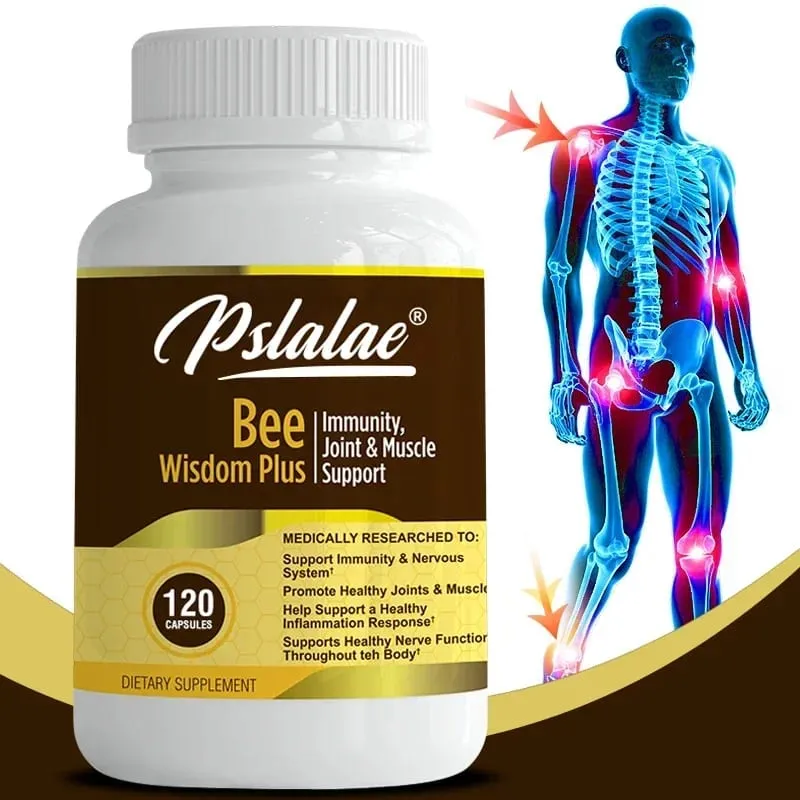 Premium Bee Venom Extract Anti-Inflammatory Extract Joint at Bone Supplement 120 Capsules — image 1