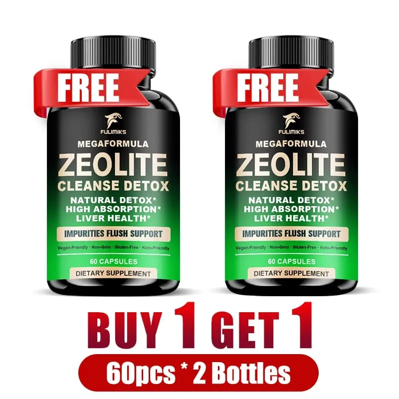 Acquista 2 Ricevi 2 gratis! Zeolite Cleanse Detox Capsule Argilla Clinoptilolite per la rimozione di metalli pesanti e tossine Pulizia naturale di tutto il corpo — image 8