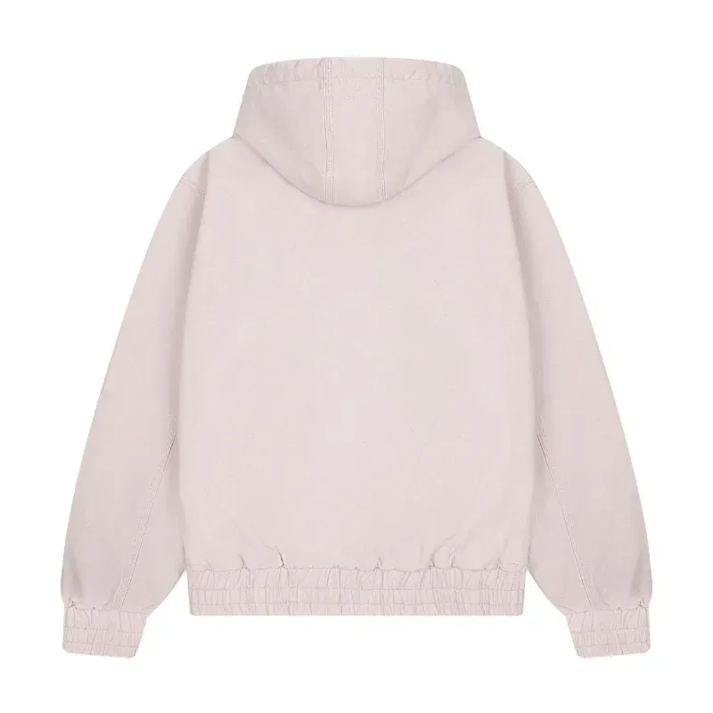 Harajuku Plum Tree Embroidered Oversized Pink Zipper Hoodies For Men and Women Y2K New Gothic Fashion Retro Street Sweatshirts — image 4