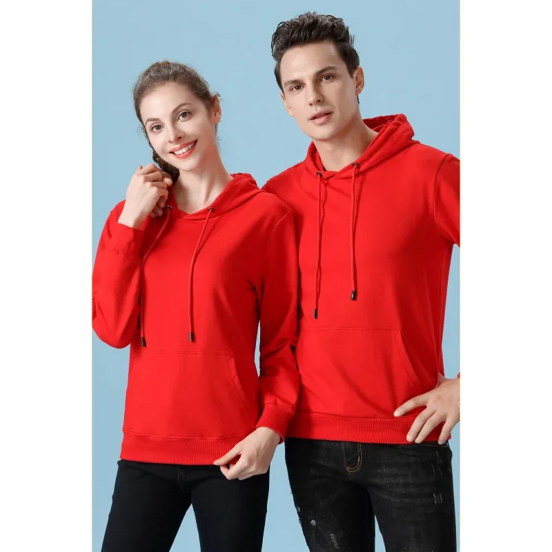 Modischer Druck, hochwertiger Kapuzenpullover, individuelles Logo, persönliche Gruppenmarke, Stickerei für Männer und Frauen, dicker Pullover aus 100 % Baumwolle, Fleece — image 4