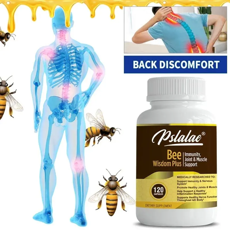 Premium Bee Venom Extract Anti-Inflammatory Extract Joint at Bone Supplement 120 Capsules — image 3