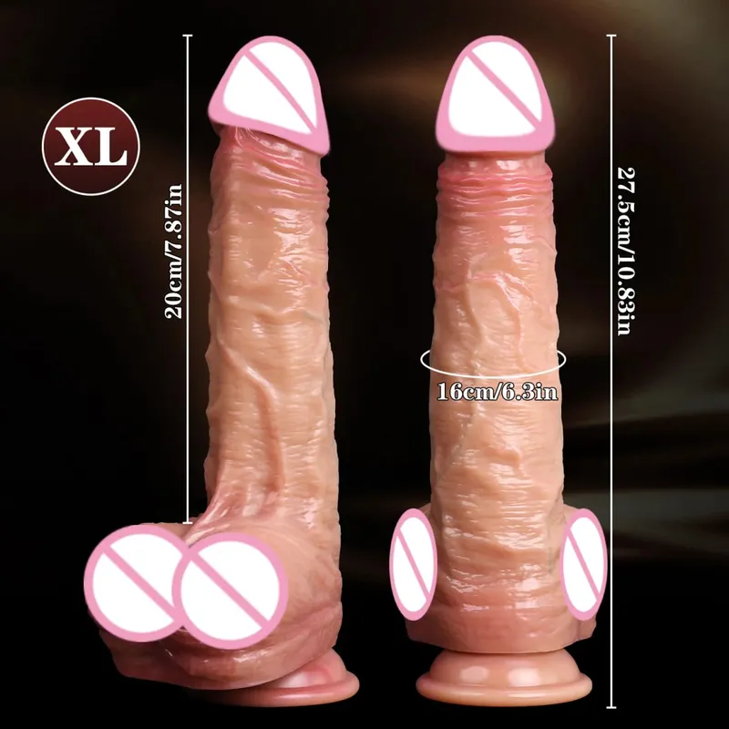 Realistic Dildo with Sliding Foreskin And Ejaculating Feature Vagina Dildos for Women Water Spray Penis Anal Plug Sexy Adult Toy
