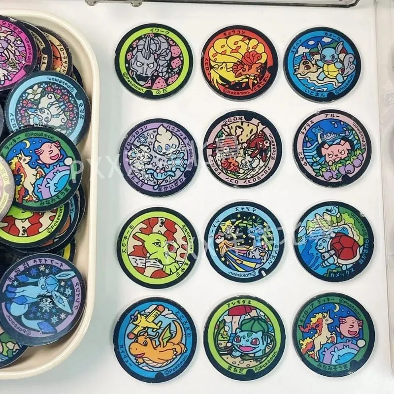 4cm Pokemon Acrylic Round Piece Diy High-looking Cute Cartoon Peripheral Unmaterial Handmade Pp Clip Accessories Pikachu — image 4