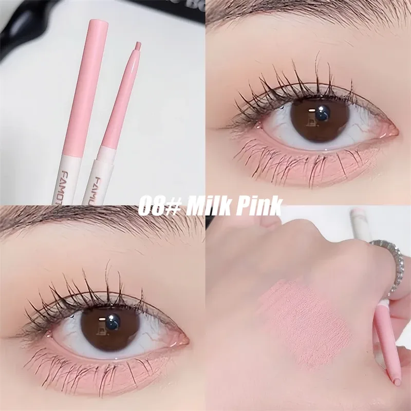 1PC Lying Silkworm Eyeliner Gel Pen Smooth Long Lasting Matte Eyeliner Waterproof Eye Liner Gel Pencil Quick Dry Korean Makeup — image 15