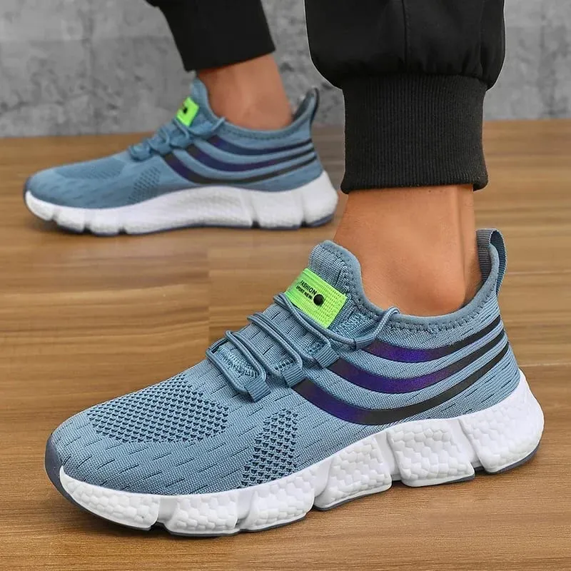 Men’s Sneakers Comfortable Breathable Platform Shoes Summer Man Running Shoes Breathable Comfortable Fashion Walking Sneakers — image 4