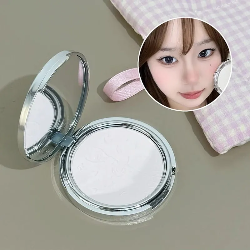 Pink Ballet Makeup Box Include 1*Lip mud 1*Pressed Powder 1*Highlight Powder 1*Eyeshadow Palette Powder With Necklace