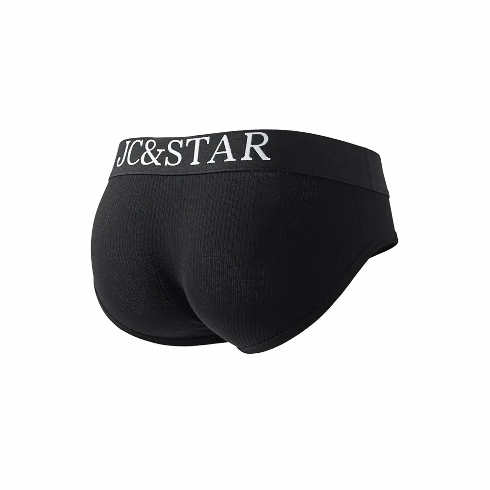 Sous-vêtements athlétiques à coupe haute pour hommes, slips en coton côtelé, confort de sport, Bikini Slip Tanga pour hommes — image 14