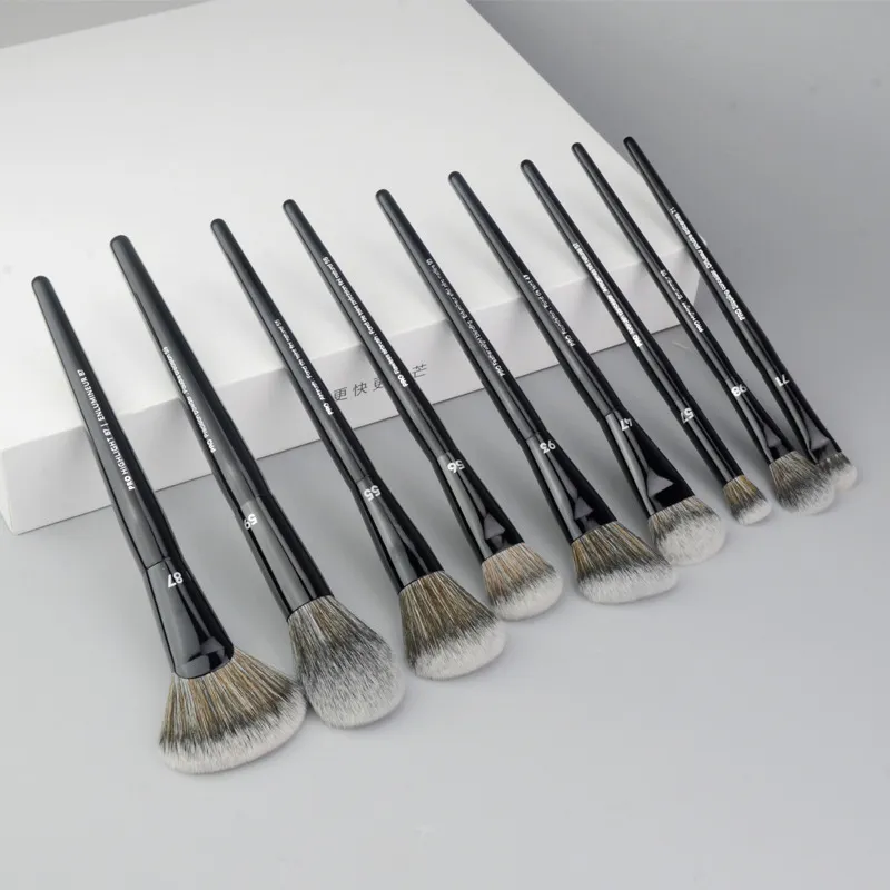 SEP Black Series Makeup Brushes Powder Foundation Concealer Blusher Bronzer Eye Shadow Eyebrow Eyeliner Sculpting Brush Gift — image 2