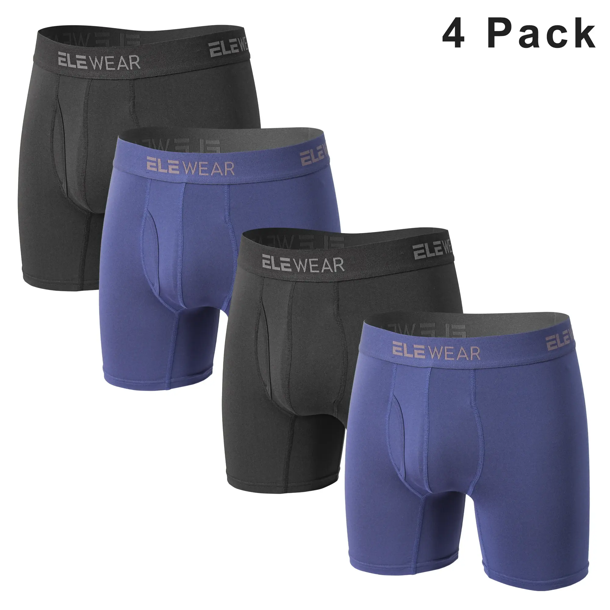 4 Pack Men Underwear With Opening Breathable Mens Boxershorts Men's Panties Underpants Plus Size Fashion Boxers Brief 3256808173688461 — image 3