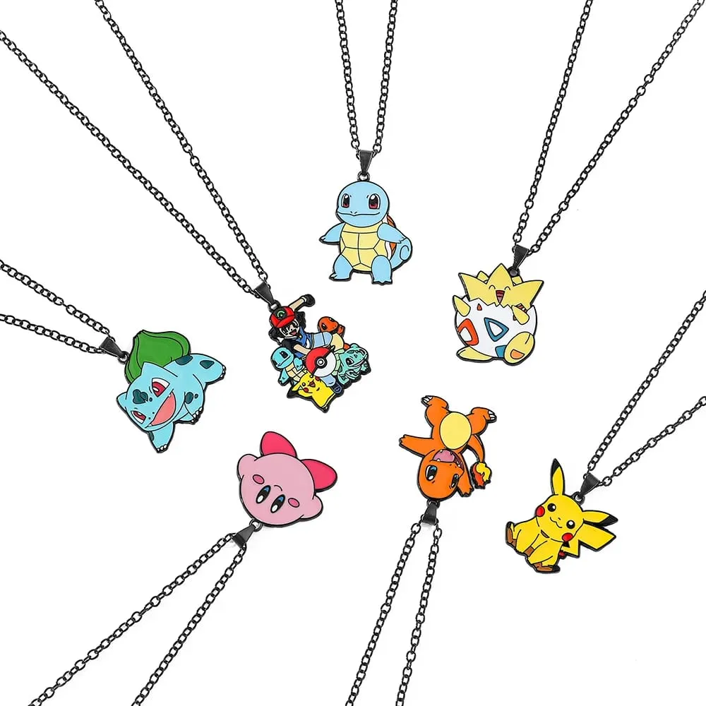 Anime Pokemon Metal Toy Cute Figure Pikachu Squirtle Psyduck Charmander Party Decoration Cosplay Gift — image 2