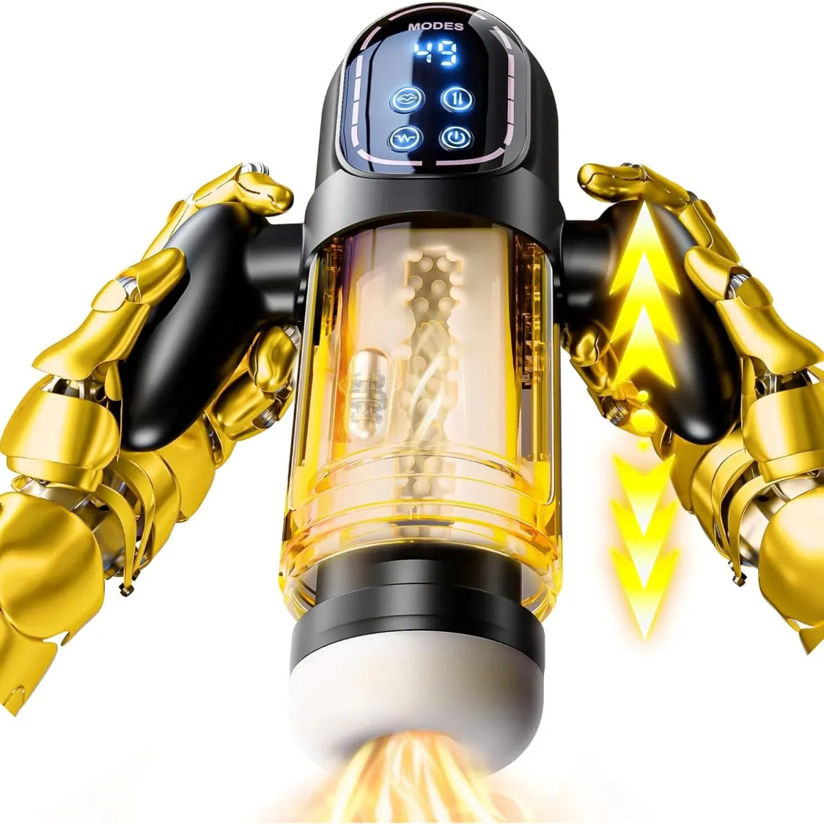 Masturbadores masculinos automáticos, copa de masturbación potente, succión al vacío, mamada, empuje de alta velocidad para hombres, máquina sexual, Juguetes sexuales — image 1